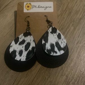 Cheetah earrings